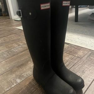 Women’s Hunter Original Tall Boot Size 8 black